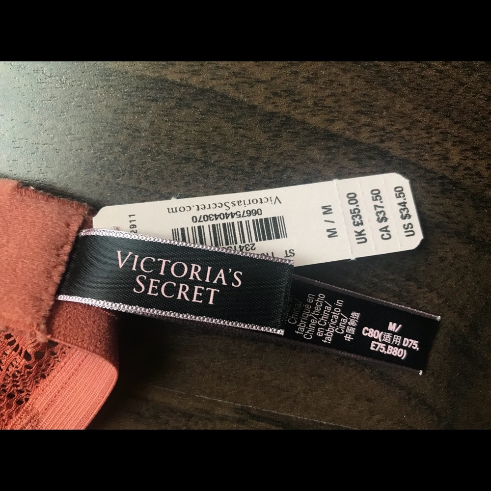 NEW burn orange VS bralette - Picture 2 of 4